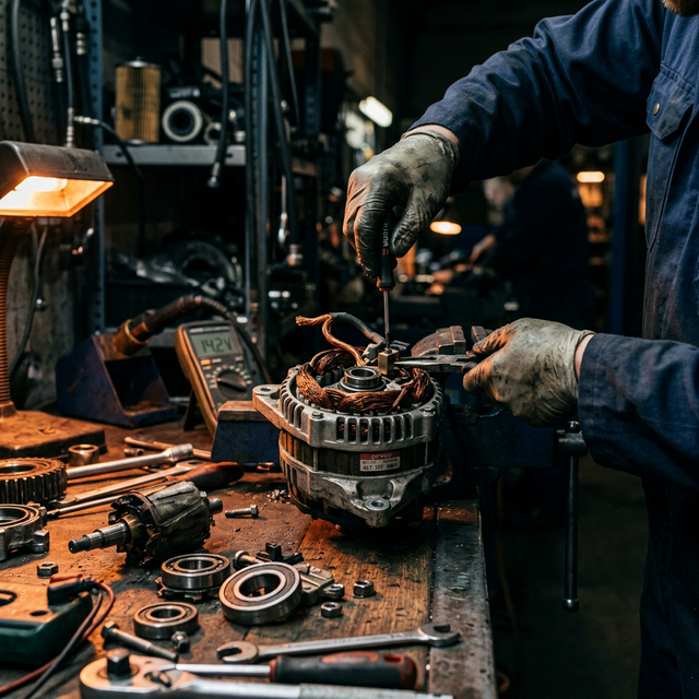 Reparación de alternadores